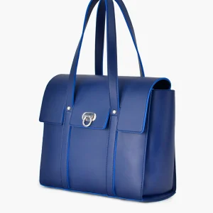 Blue Carry All Satchel Bag