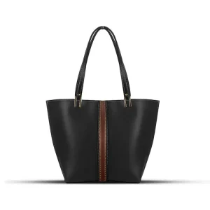 Celeste Black Tote Bag