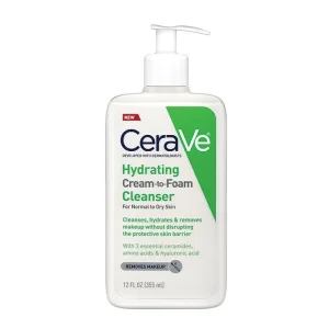 CeraVe Hydrating Cream To Foam Cleanser - 355ml