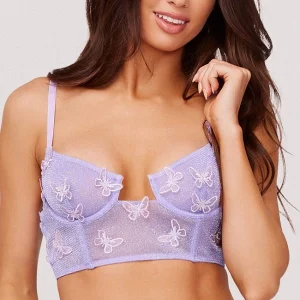 Corset Crop Top Bra Set