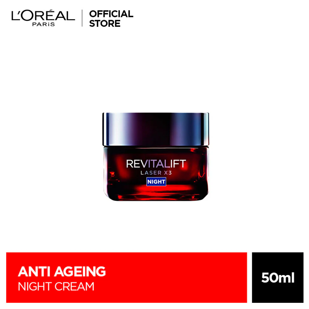 Loreal Paris Revitalift Laser x3 Anti Aging Night Cream - 50ml