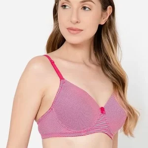 Magenta Padded Non Wired Full Cup T Shirt Bra 1