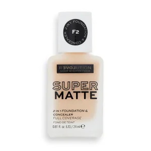 Makeup Revolution Supermatte Foundation F2