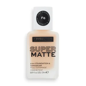 Makeup Revolution Supermatte Foundation F6