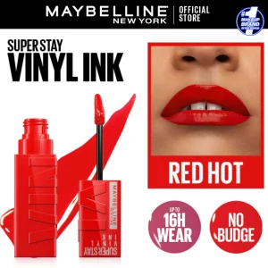 Maybelline Superstay Vinyl Ink – 15 Red Hot