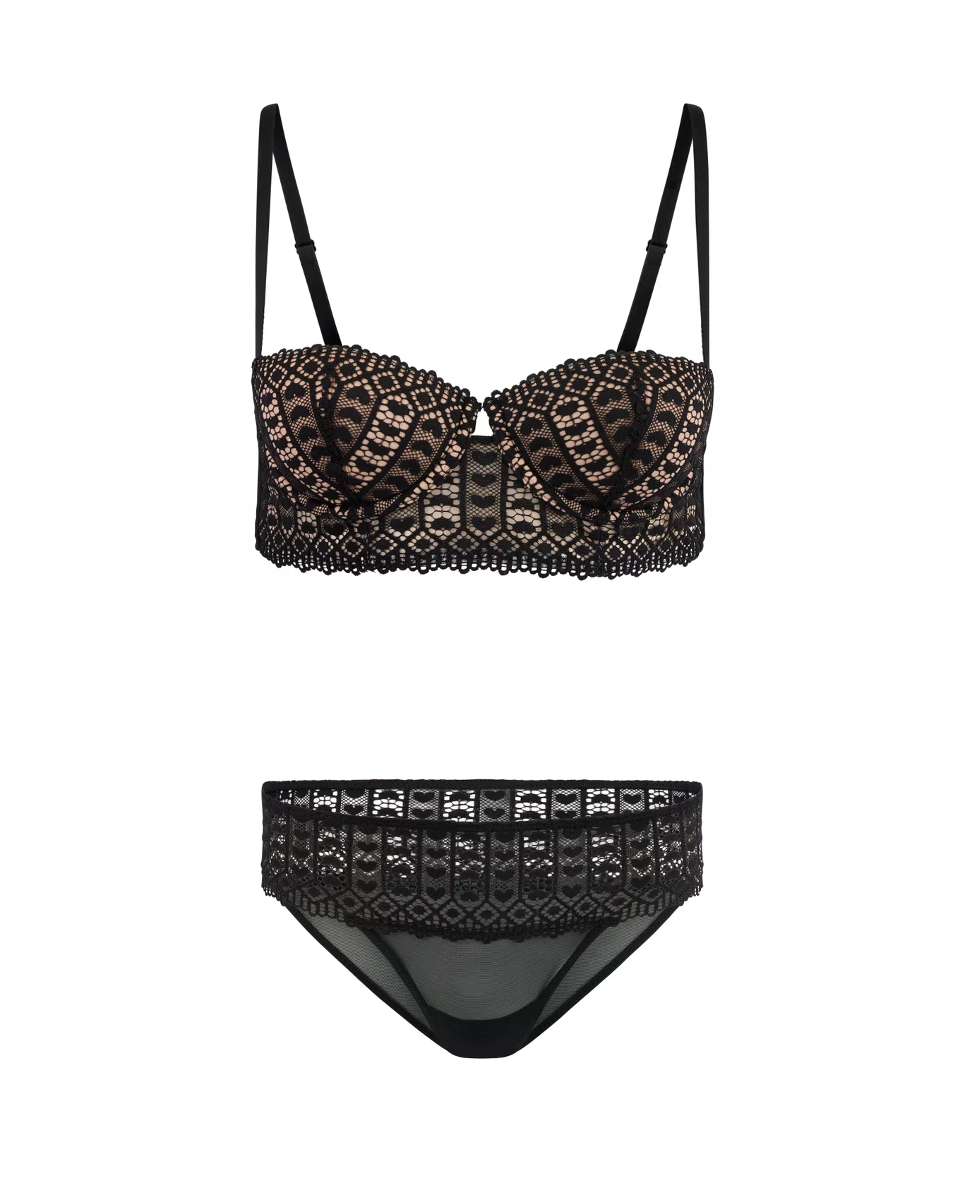 Nymphadora Contour Black Underwire Bra - Image 2