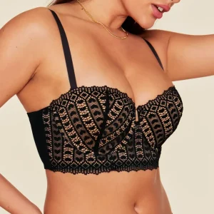 Nymphadora Contour Black Underwire Bra