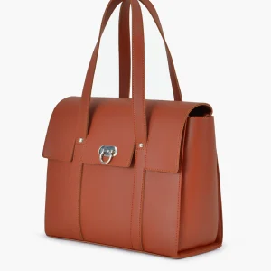 Rust Carry All Satchel Bag