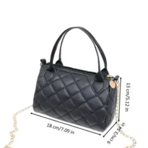 Shoulder Purse with Convertible Chain