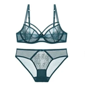 Victoria Transparent Ultra Thin Bra Set featuring sheer ultra-thin fabric and elegant design