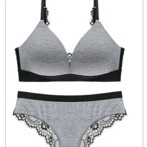 ZaraFashion Push Up Wireless Seamless Bra Set, front view highlighting wireless comfort and seamless fit